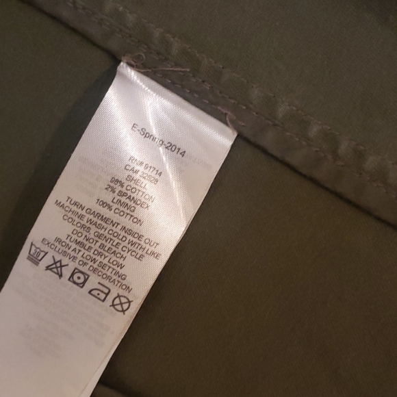 A/X ARMANI EXCHANGE OLIVE GREEN BLAZER - Picture 6 of 8